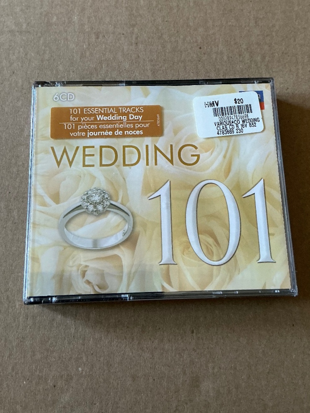 Wedding 101 6 CD Box Set Essential Songs Various Artists New Sealed Decca